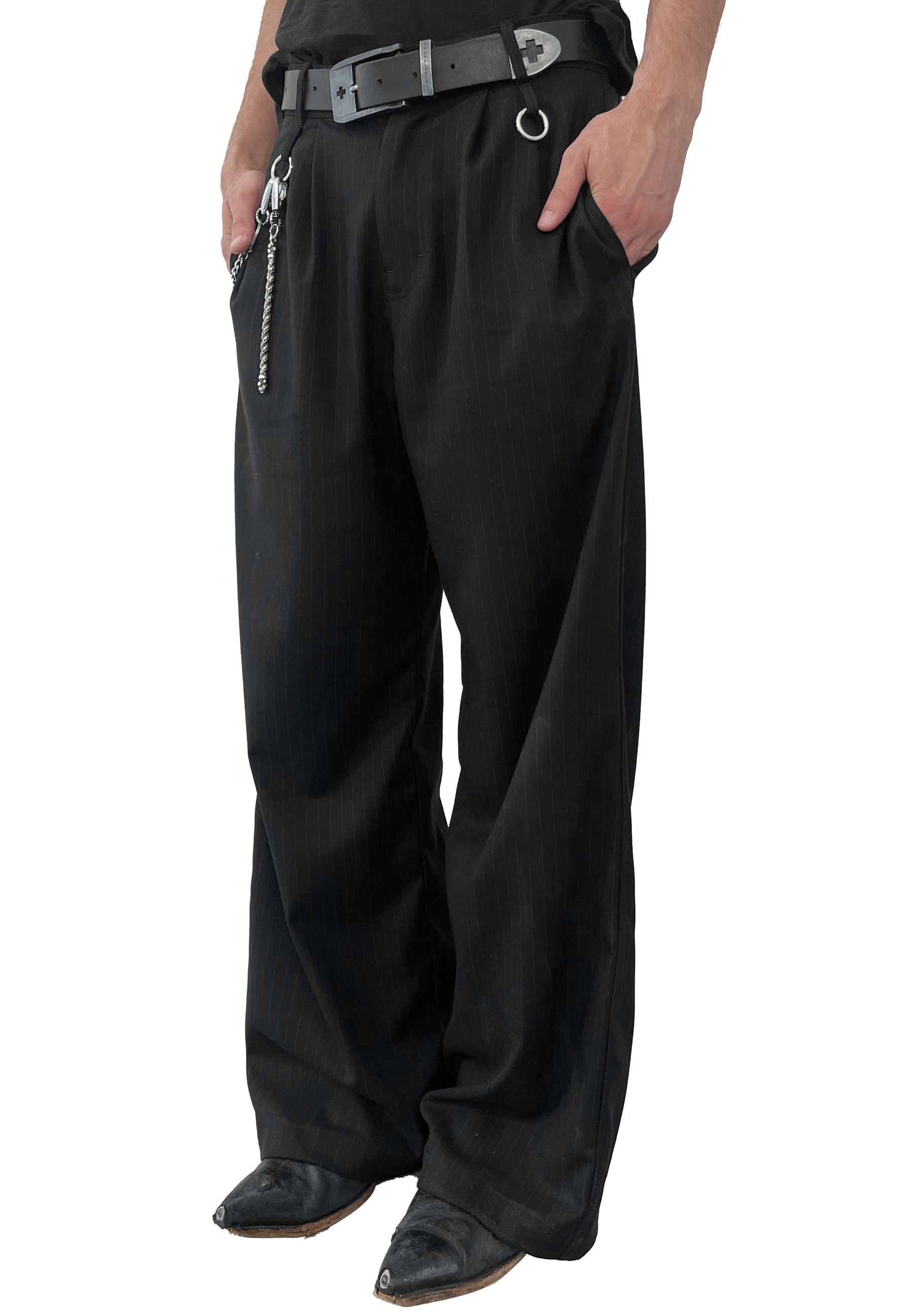 MOBSTER [BLACK PINSTRIPE]