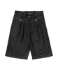 MOBSTER SHORTS [PINSTRIPE BLACK]